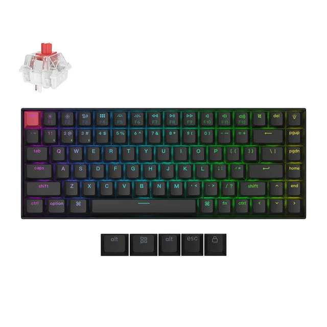Teclado Mecánico Inalámbrico Keychron K2 QMK (Version 3) (Distribución ANSI de EE. UU.)