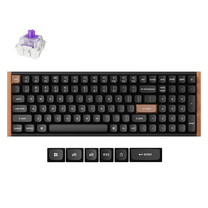 Teclado Personalizado Inalámbrico con interruptores Magnéticos Keychron K4 HE (Distribución US ANSI)