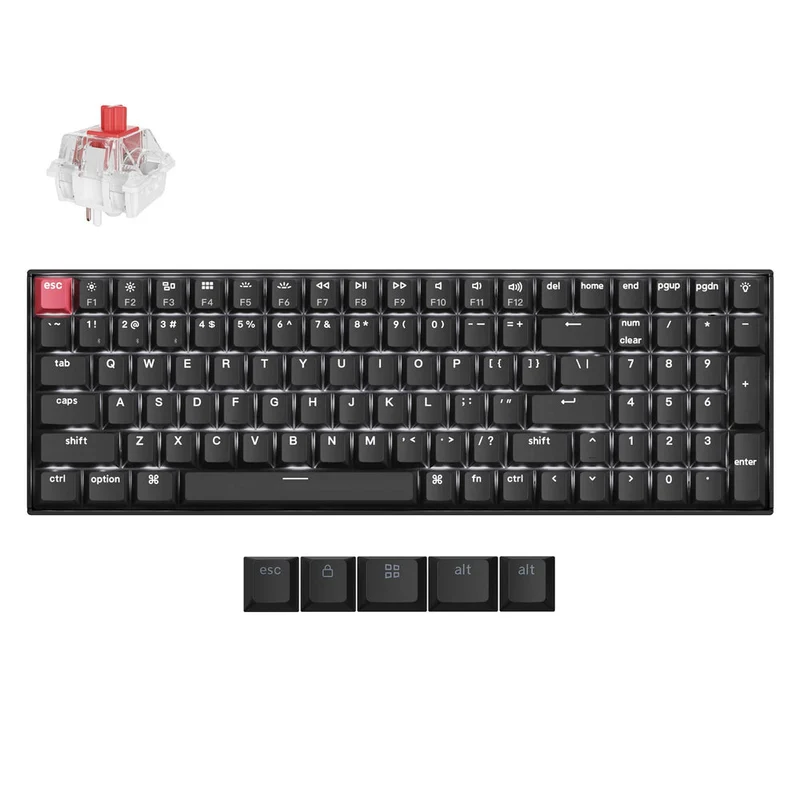 Teclado mecánico inalámbrico Keychron K4 QMK (Version 3) (Distribución ANSI de EE. UU.)