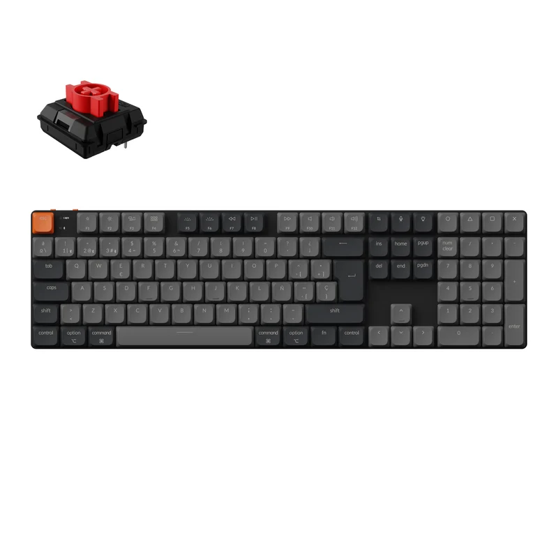 Teclado Mecánico Inalámbrico Keychron K5 QMK Colección de Distribución ISO - Version 2