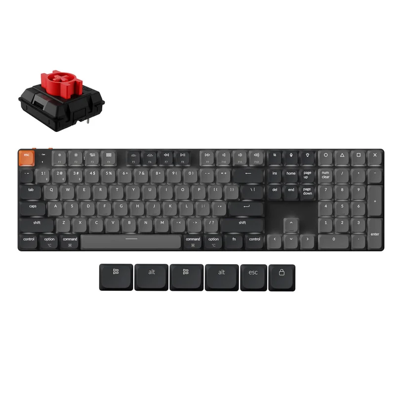 Teclado Mecánico Inalámbrico Keychron K5 QMK (Version 2) (Distribución ANSI de EE. UU.)