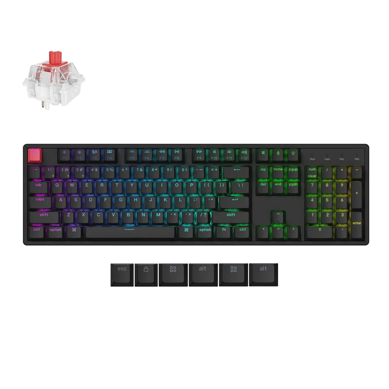 Teclado Mecánico Inalámbrico Keychron K10 QMK (Version 2)(Distribución ANSI de EE. UU.)