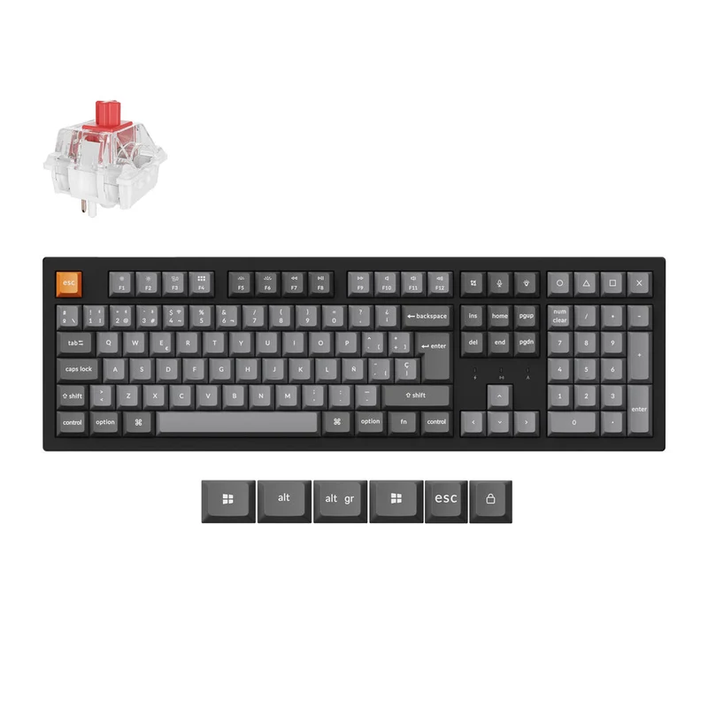 Teclado Mecánico Personalizado Inalámbrico Keychron K10 Max Colección de Istribución ISO