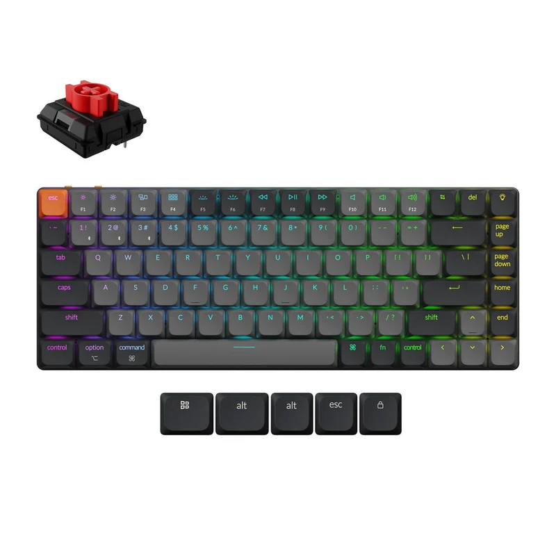 Teclado Mecánico Inalámbrico Keychron K3 QMK (Version 3)(Distribución ANSI de EE. UU.)
