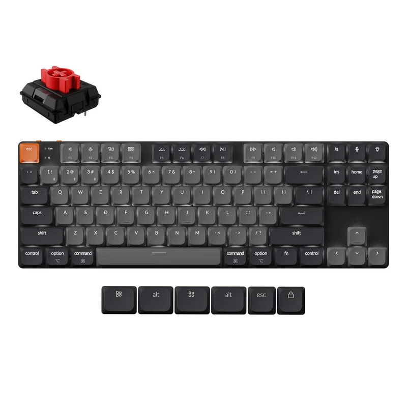 Teclado mecánico inalámbrico Keychron K1 QMK (Version 6) (Distribución ANSI de EE. UU.)