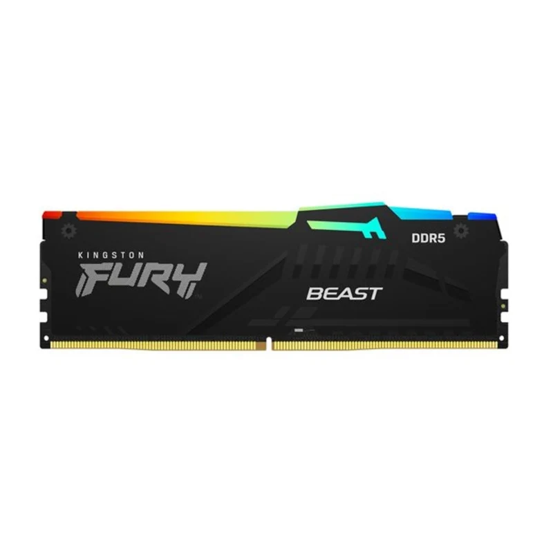 Kingston Memoria RAM 16GB DDR5 DIMM Fury Beast RGB, KF556C40BBA-16