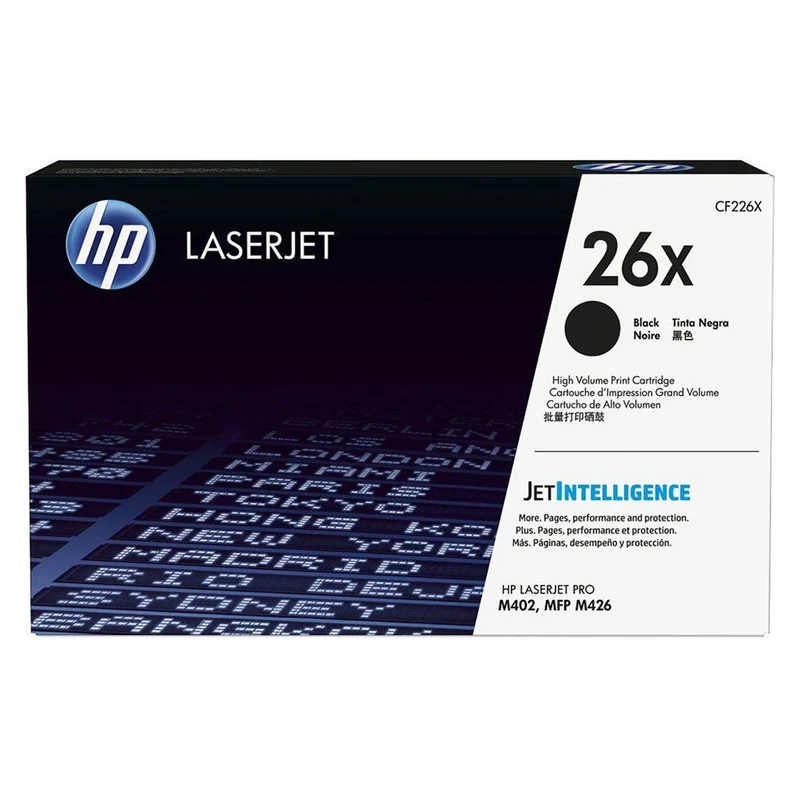 HP Toner Negro 26X (CF226X) 9,000 Páginas
