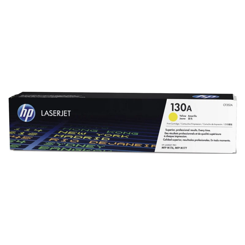 HP Tóner Amarillo 130A (CF352A) 1,000 Páginas