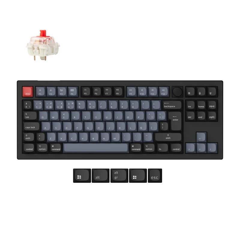 Teclado Mecánico Personalizado Inalámbrico Keychron V3 Max QMK - Colección Distribución ISO