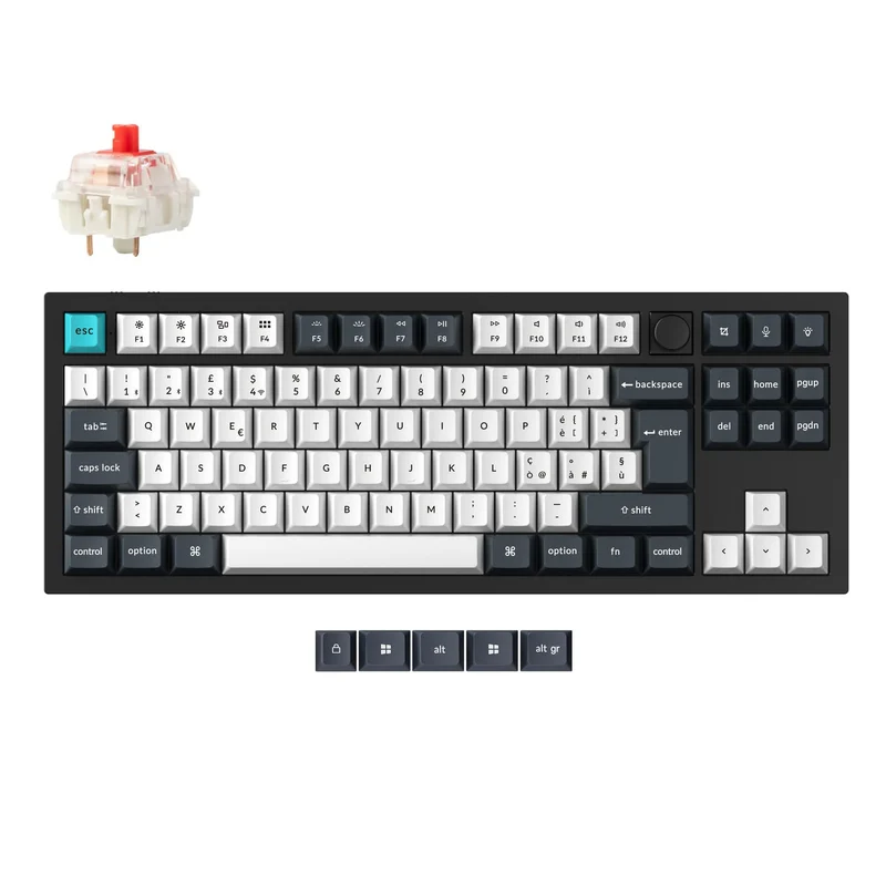 Teclado Mecánico Personalizado Inalámbrico Keychron Q3 Max QMK/VIA - Colección Distribución ISO