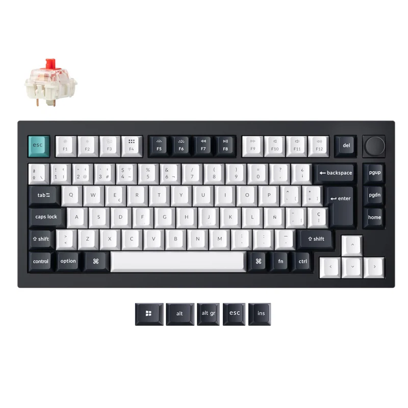 Teclado Mecánico Personalizado Inalámbrico Keychron Q1 Max QMK/VIA - Colección Distribución ISO