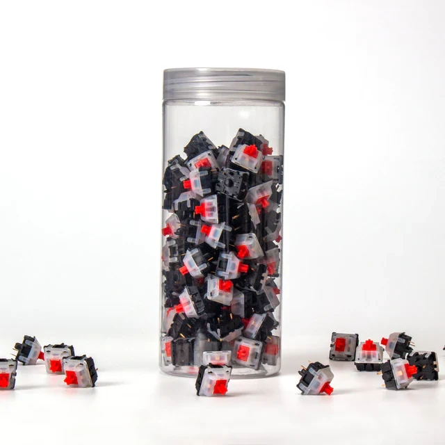 Gateron KS-3X47 Tapa Lechosa Fondo Negro Switch