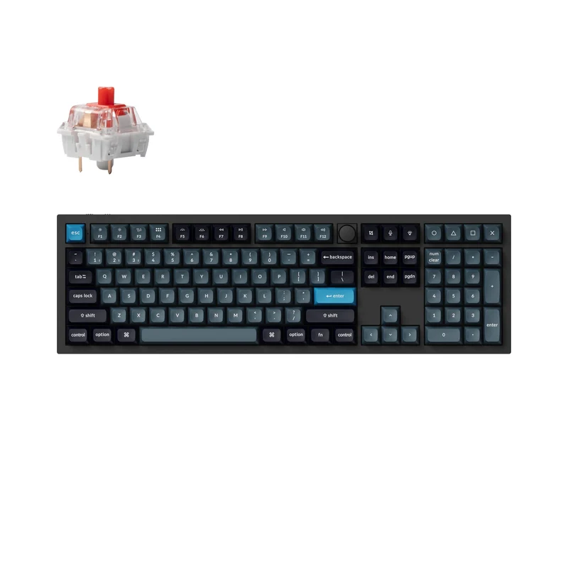 Teclado Mecánico Personalizado Inalámbrico Keychron Q6 Pro QMK/VIA (Teclado US ANSI)