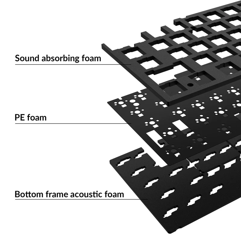 Kit de mejora acústica Keychron Q2 y Q2 Pro