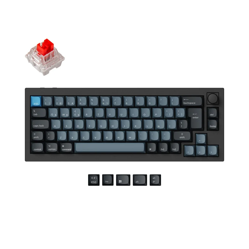 Teclado Mecánico Personalizado Inalámbrico Keychron Q2 Pro QMK/VIA Colección de Distribución ISO
