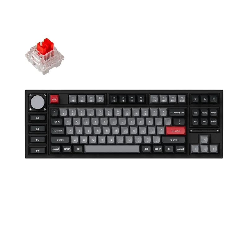 Teclado Mecánico Personalizado Inalámbrico Keychron Q3 Pro QMK/VIA (Teclado US ANSI)