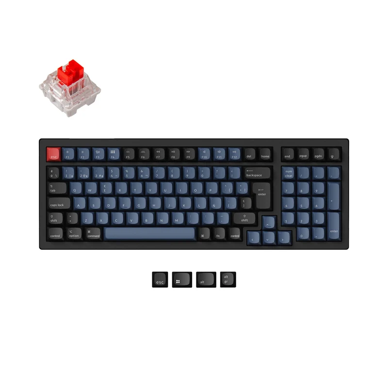 Teclado Mecánico Personalizado Inalámbrico Keychron K4 Pro QMK/VIA Colección de Istribución ISO
