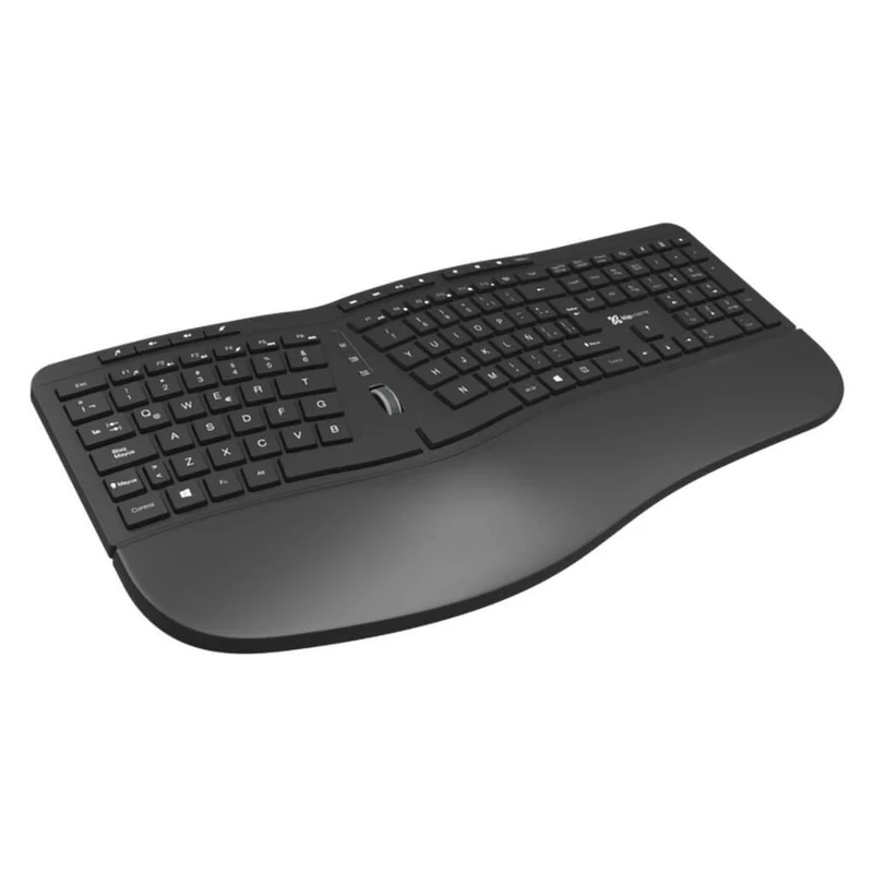 Klip Xtreme Teclado Inalámbrico Ergonómico en Español, KBK-530S