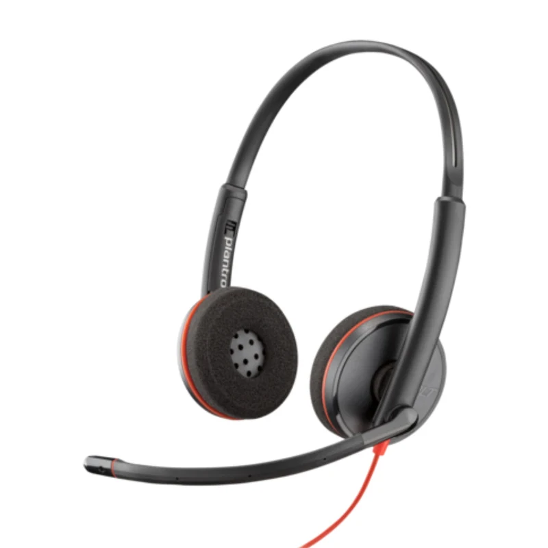 Poly Audífonos Alámbricos de Diadema Blackwire 3220, 8X228A6