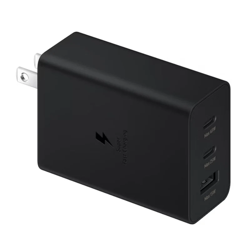 Samsung Cargador de Pared 3 Puertos 65 W, EP-T6530NBEGCA