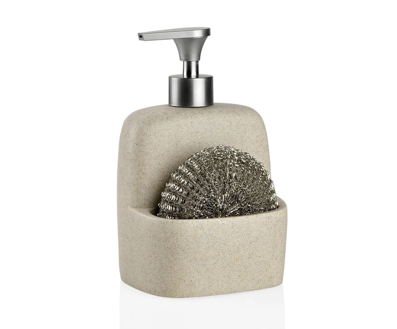 Dispensador de cocina de resina beige