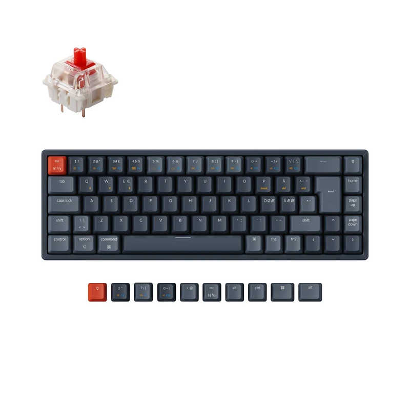 Teclado Mecánico Inalámbrico Keychron K6 (Distribución ISO Nórdica)