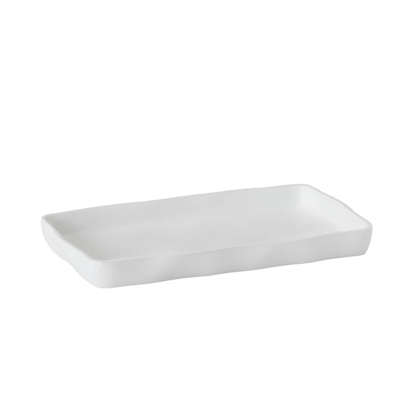 Bandeja de baño blanca de resina