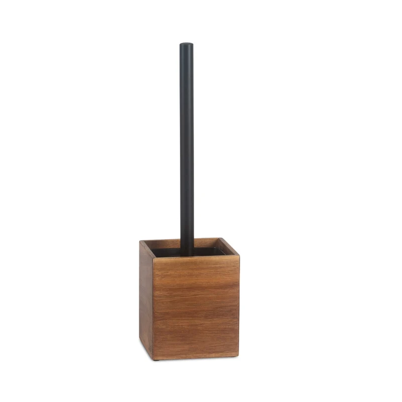 Escobilla de baño de madera natural