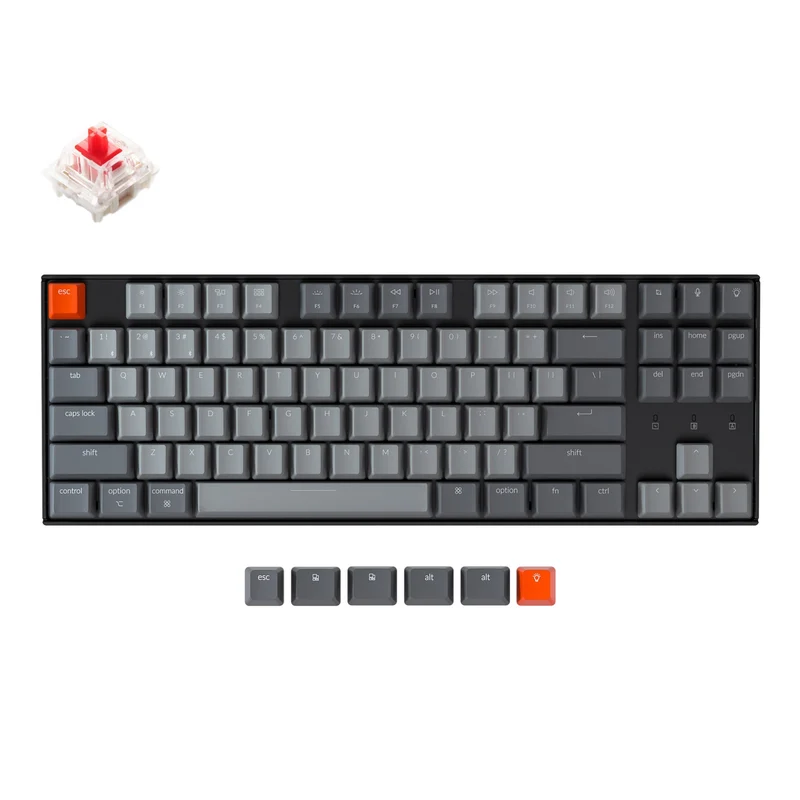 Teclado mecánico inalámbrico Keychron K8 (teclado US ANSI)