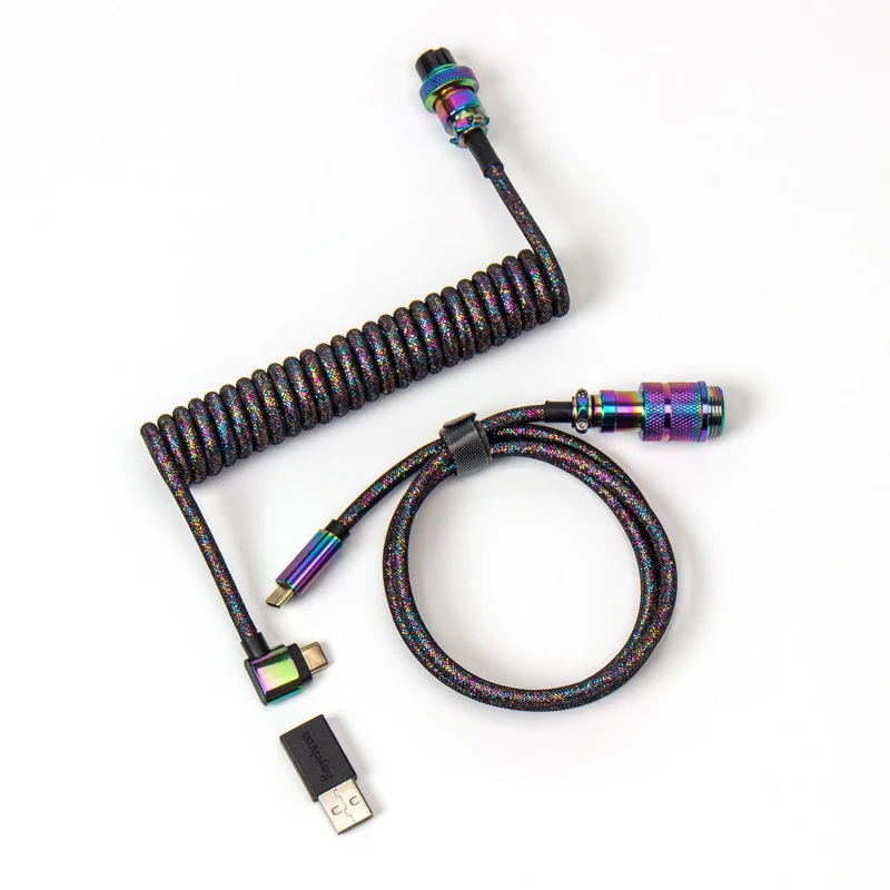 Cable aviador premium en espiral Keychron