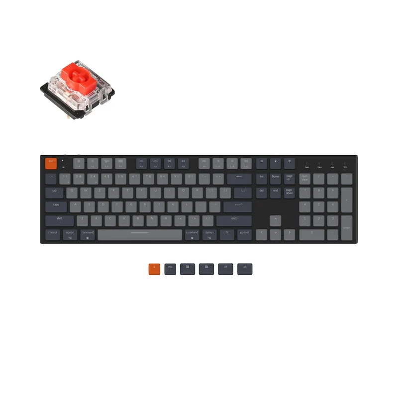 Teclado Mecánico Inalámbrico Ultra Delgado Keychron K5 (Teclado US ANSI)