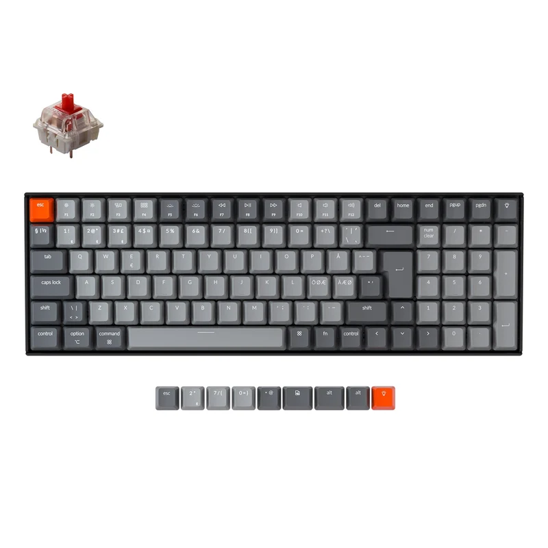 Teclado Mecánico Inalámbrico Keychron K4 (Distribución ISO Nórdica) - Version 2