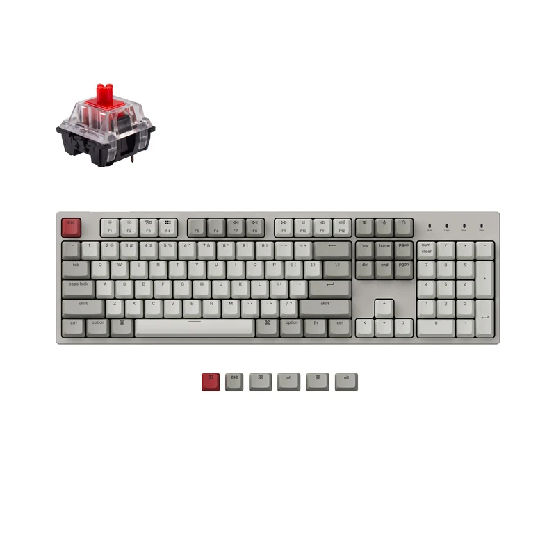 Teclado mecánico con cable Keychron C2 (Teclado US ANSI)