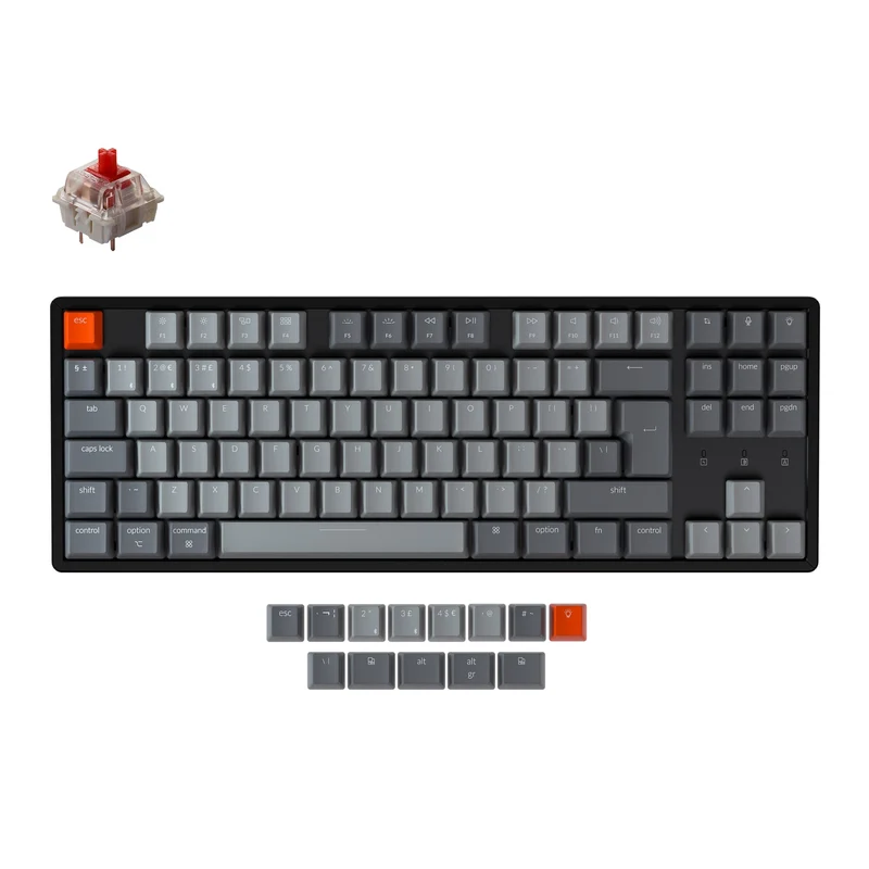 Teclado Mecánico Inalámbrico Keychron K8 (Distribución ISO Reino Unido)