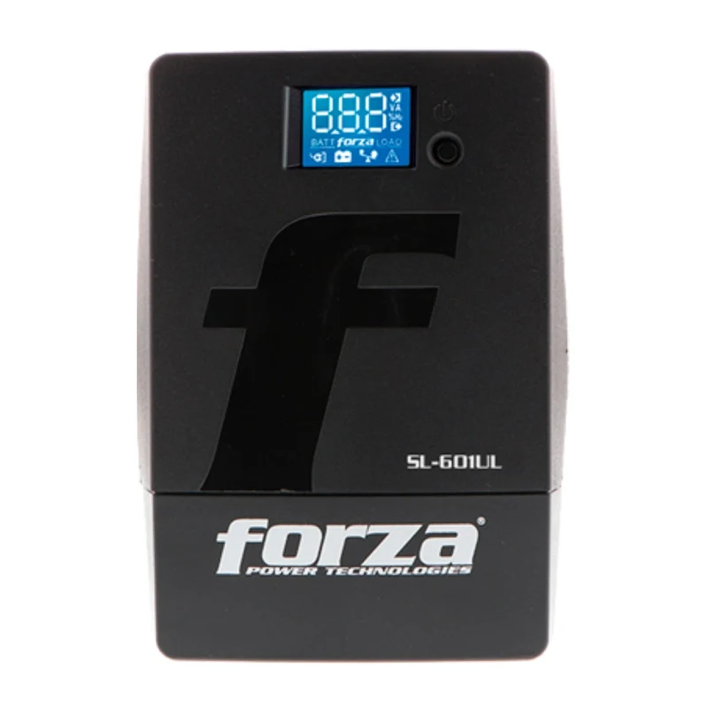 Forza UPS Regulador LCD Smart 600VA/360W 6 Salidas (SL-601UL)