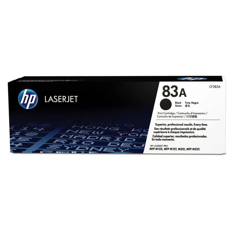 HP Tóner Negro 83A (CF283A) 1,500 Páginas