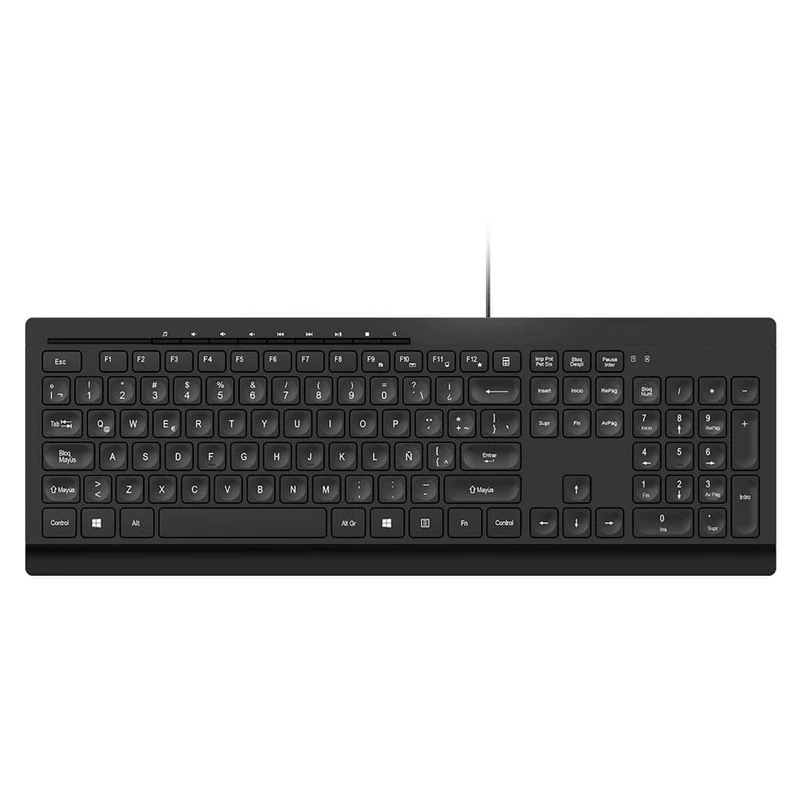 Klip Xtreme Teclado Alámbrico USB Compass, en Español