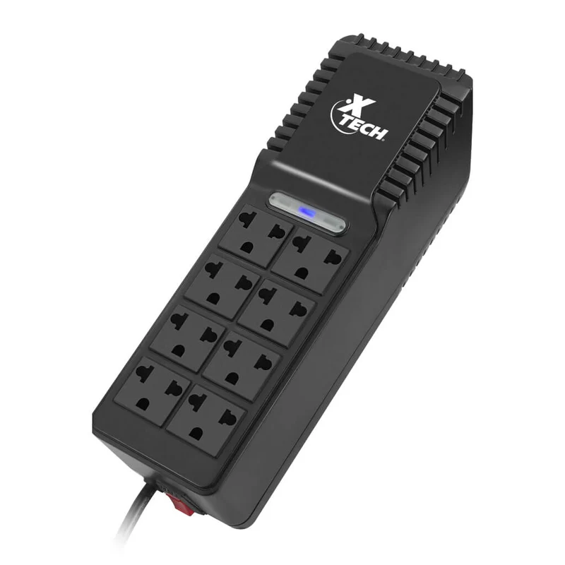 Xtech Regleta Regulador Automático de Voltaje 1000VA/500W (XTR-1002)