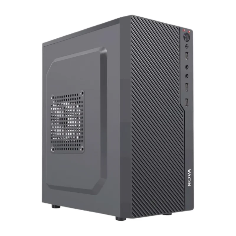 Nova Case Mini Tower de Acero SPCC con Fuente 600W, CM04KTRA002C