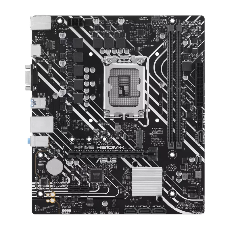 Asus Tarjeta Madre Micro-ATX Intel H610, PRIME H610M-K