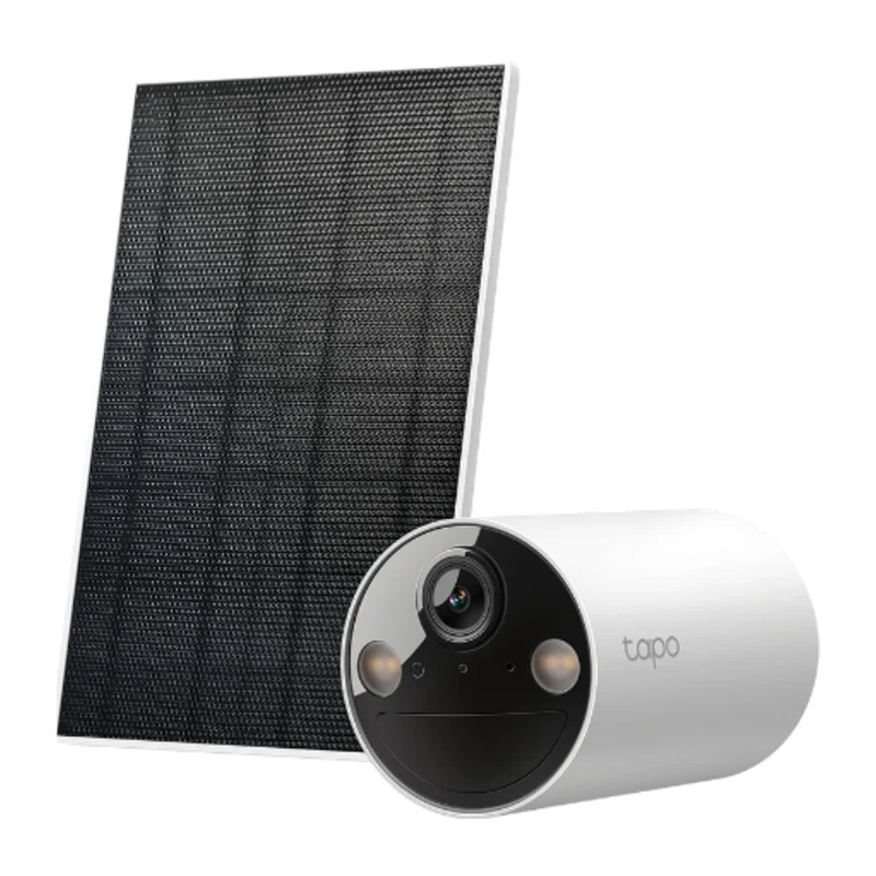 TP-Link Tapo Cámara de Seguridad Wi-Fi 3 MP con Panel Solar, Tapo C410 KIT