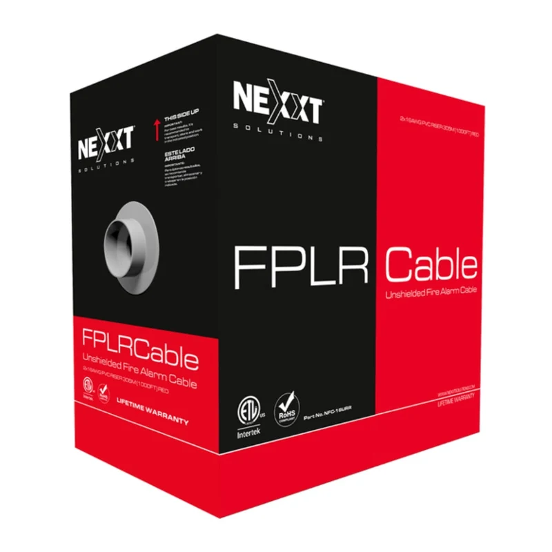 Nexxt Solutions Infrastructure Cable FPLR para Seguridad y Alarmas Contra Incendios, NFC-16URR