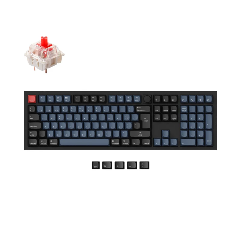Keychron Q6 QMK Teclado Mecánico Personalizado Colección de Distribución ISO