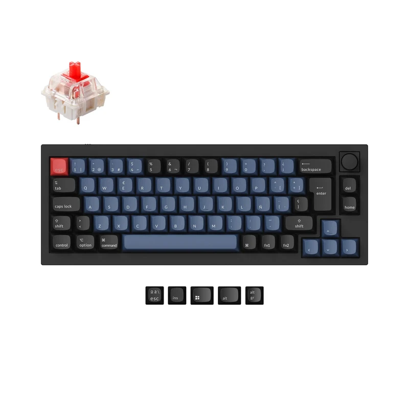 Teclado Mecánico Personalizado Keychron Q2 QMK Colección de Distribución ISO
