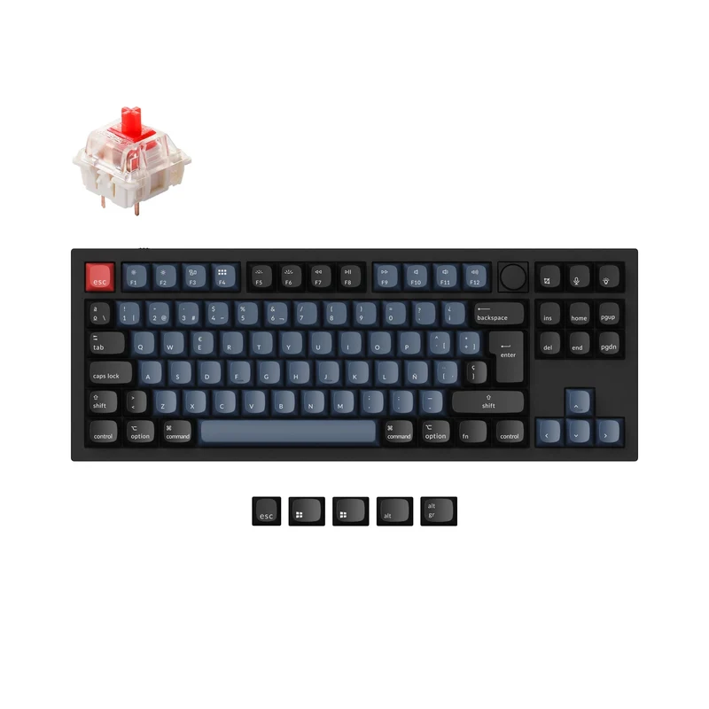 Keychron Q3 QMK Teclado Mecánico Personalizado Colección de Distribución ISO