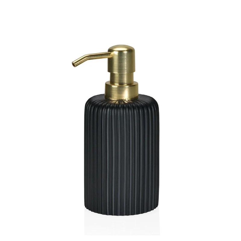 Dispensador de resina negro y dorado