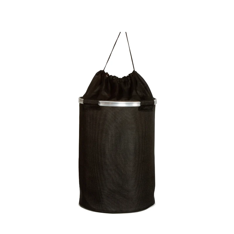 Cesto para la ropa de tela negro moderno