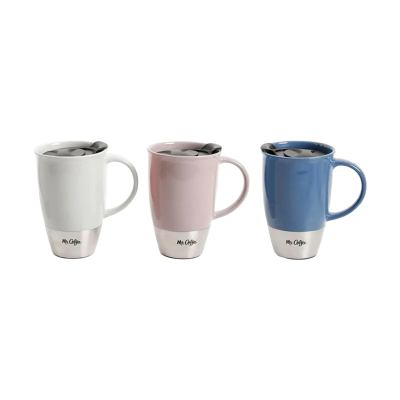 Gibson Taza Térmica de Acero Inoxidable de 15 Oz, 12 Piezas