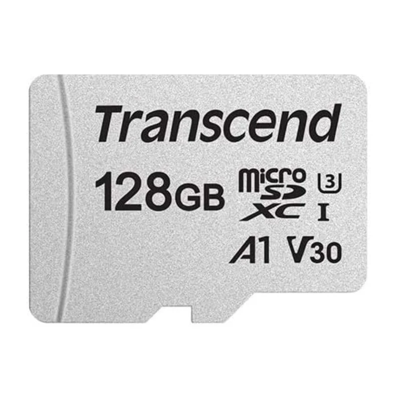 Transcend Tarjeta de Memoria MicroSDXC 3D NAND 128 GB con Adaptador, USD300S