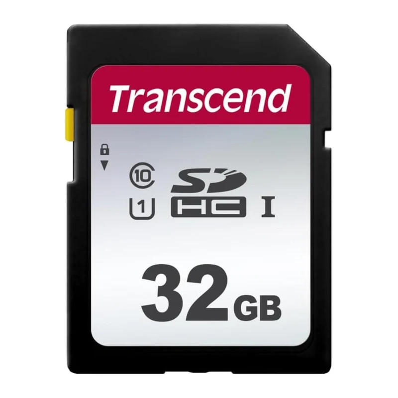 Transcend Tarjeta de Memoria SDHC 32 GB Flash NAND 3D, TS32GSDC300S